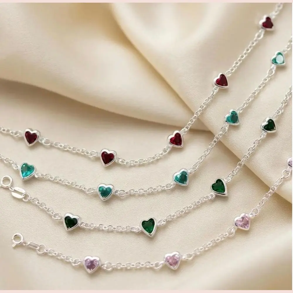 Pulseira Corações Colors